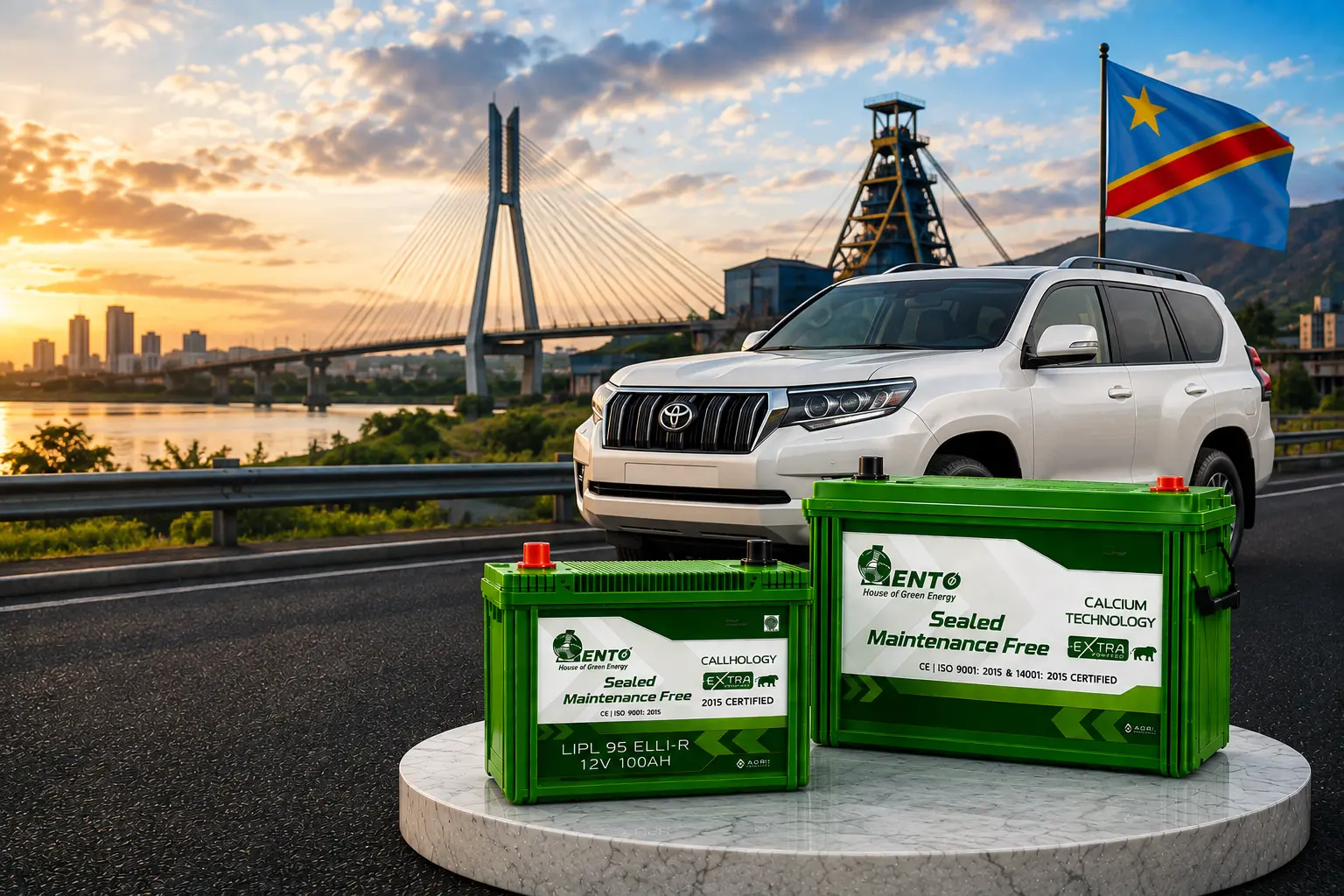 Meilleure entreprise de batteries automobiles en République démocratique du Congo